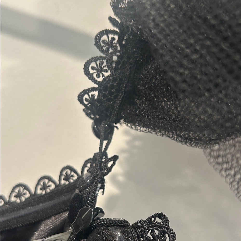 WIDOW x Dolls Kill Black ETERNAL SACRIFICE MINI DRESS detachable sleeves xl new - Picture 4 of 10